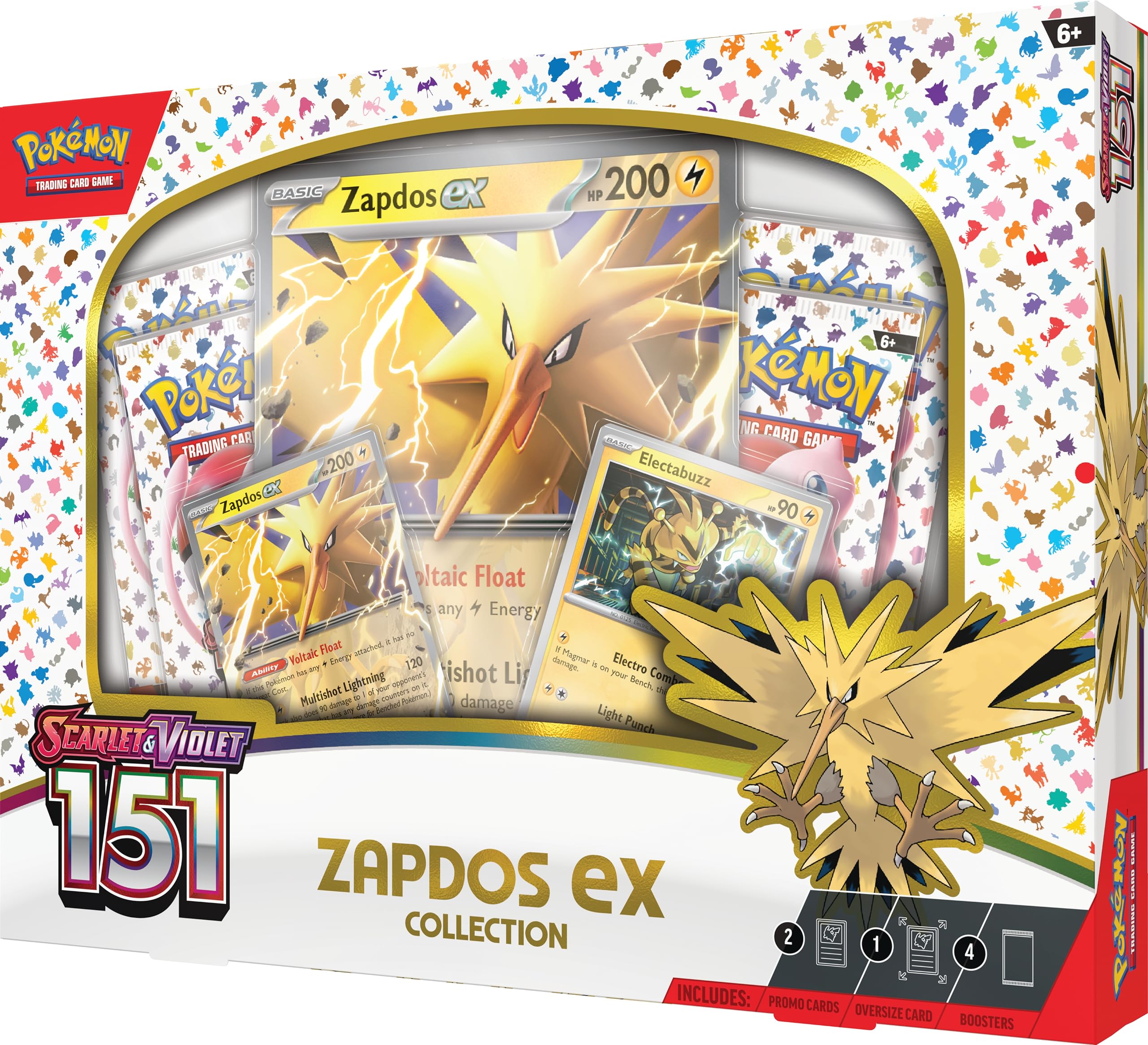 Pokémon 151 zapdos Ex Collection